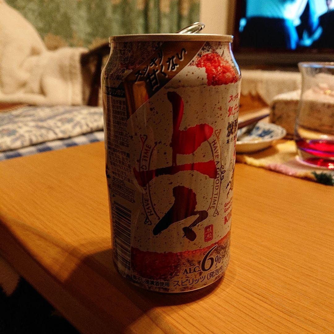 キリン上々梅ソーダの空き缶