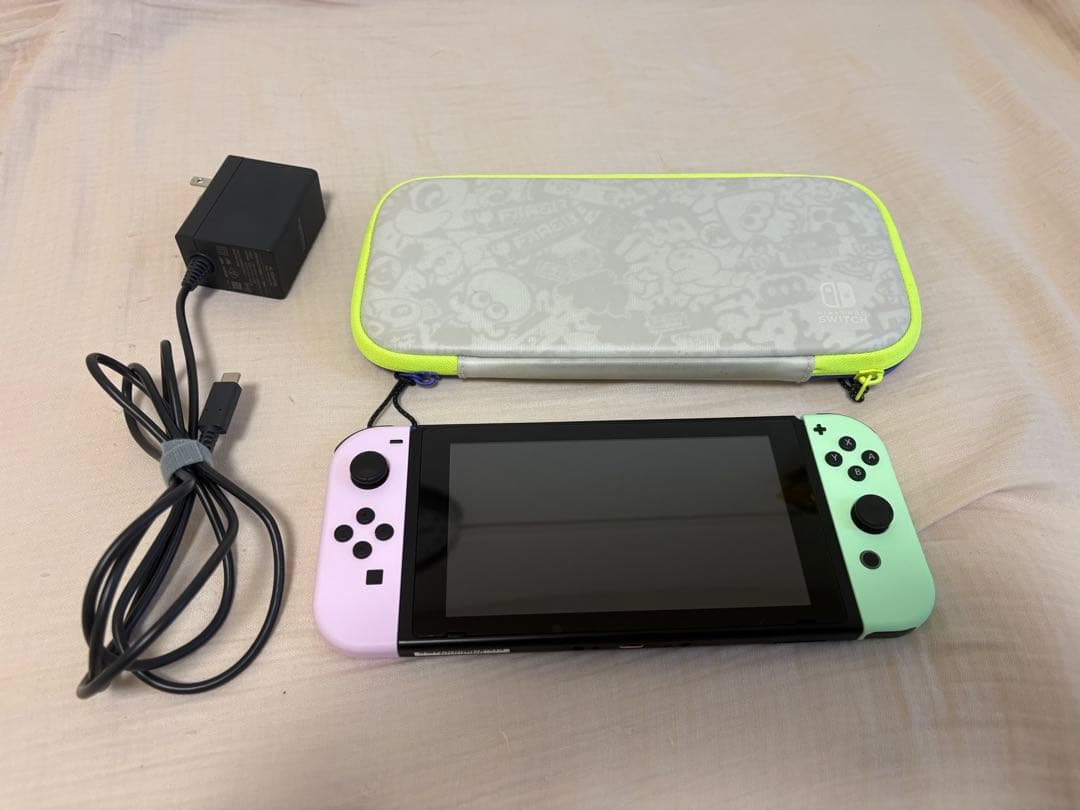 Nintendo Switch 本体 ピンク/ミント 充電器付き