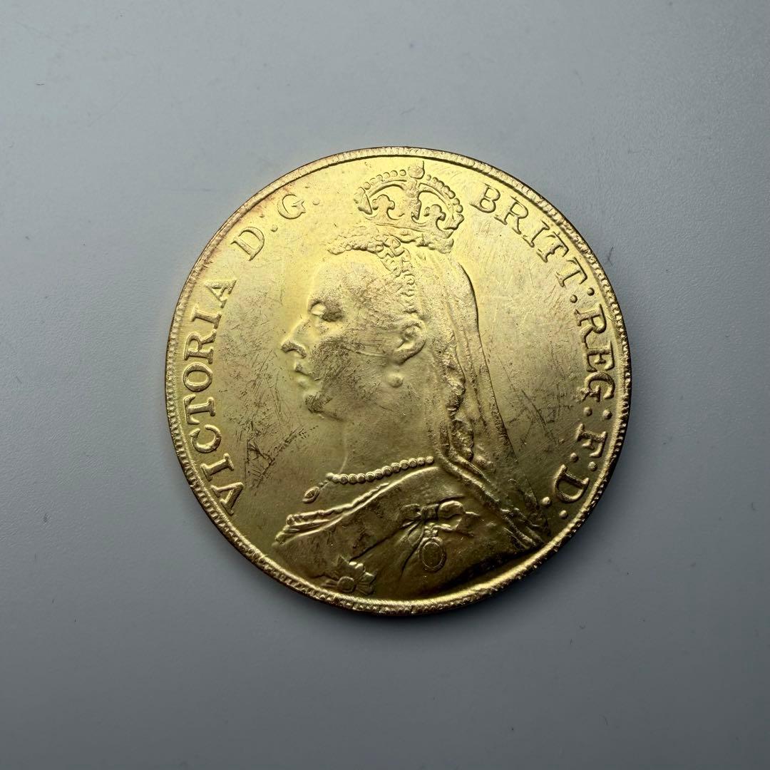 古銭　イギリス　女王