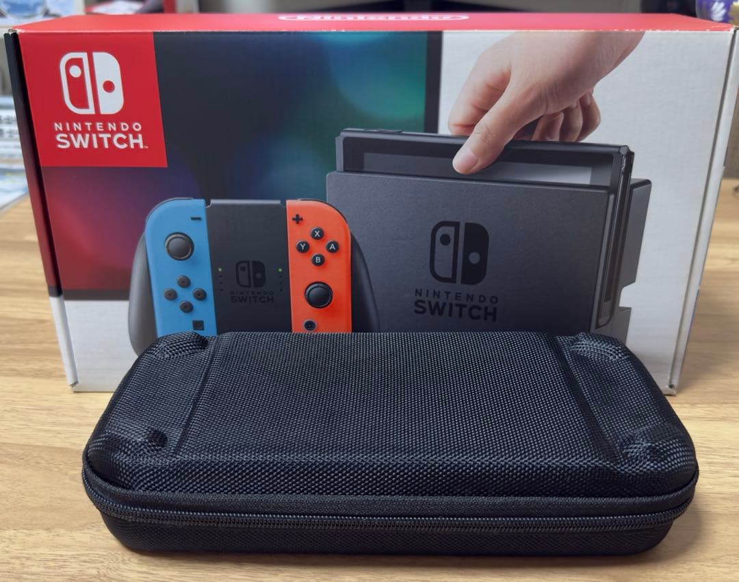 Nintendo Switch 本体 ケース付き ガラスフィルム付き