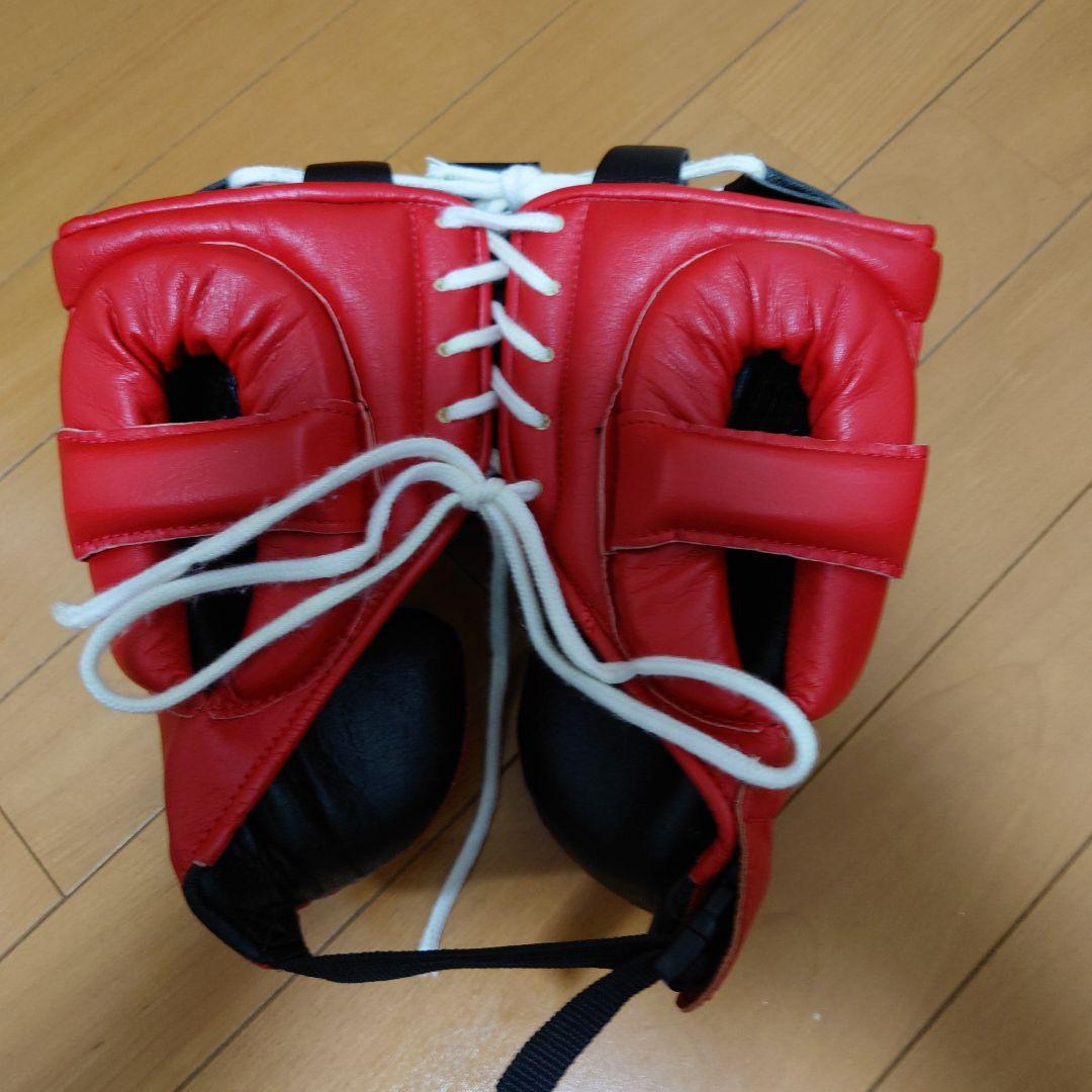 最終価格 Winning ボクシングヘッドギア 赤 Lサイズ