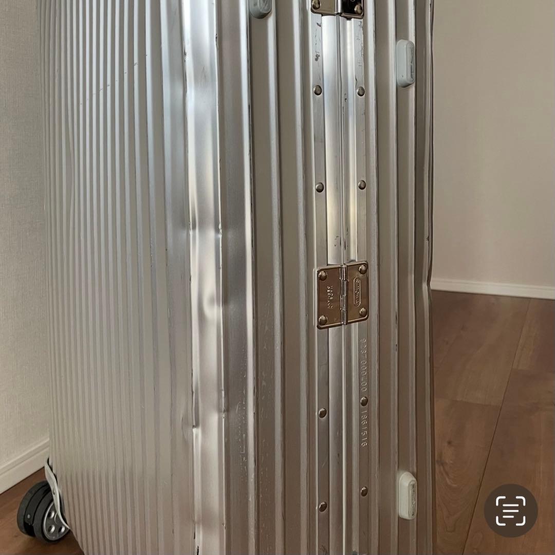 リモワ トパーズ キャリーケース シルバー プキャリーケース 82L 4輪