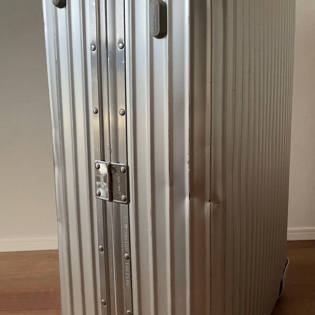 リモワ トパーズ キャリーケース シルバー プキャリーケース 82L 4輪