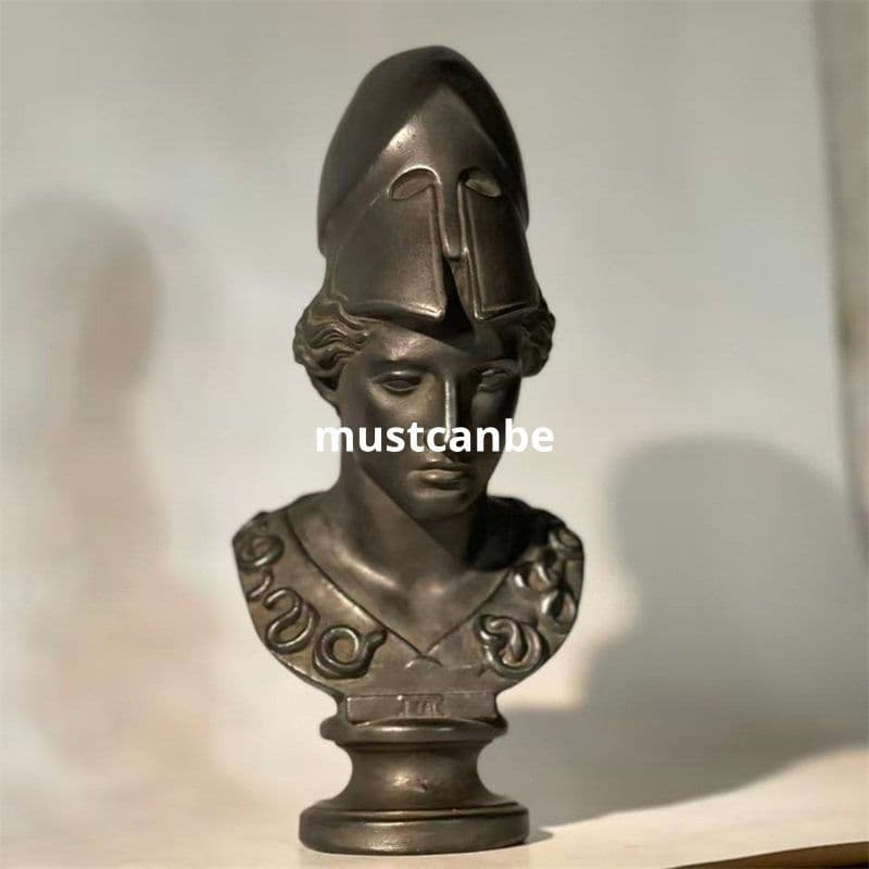 石像 アテナ像 知恵女神 リビング 玄関書斎 デスク 装飾品 工芸品 美術品置物