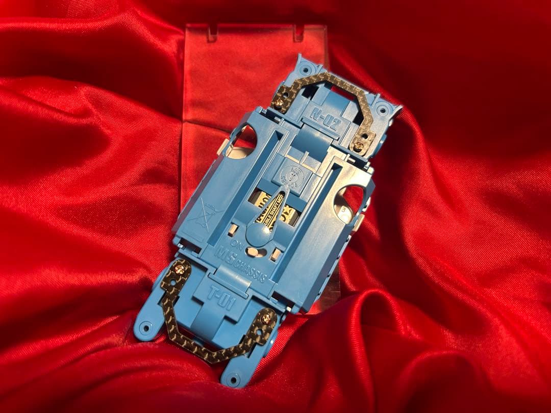 Ｎｏ．2 ミニ四駆 MSフレキ スカイブルーシャーシ パーフェクトセット