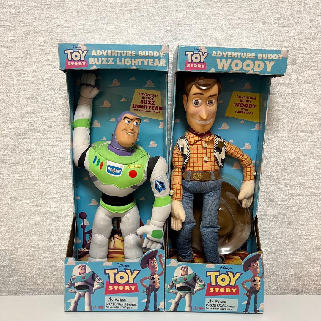 【1000円引】95年製 トイストーリー ウッディ バズ ジャンボ フィギュア