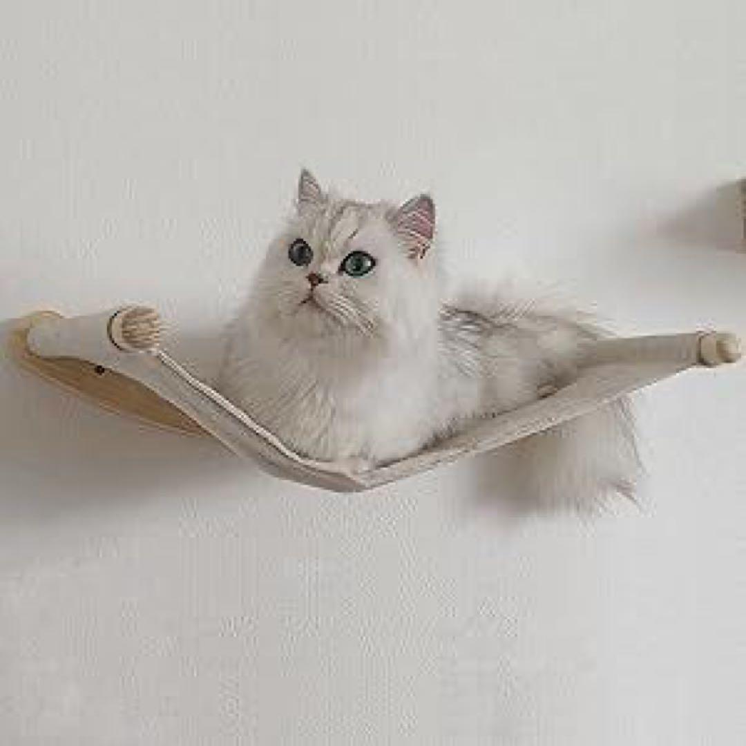 キャットウォーク&ハンモック 壁付け 猫用 階段 インテリア