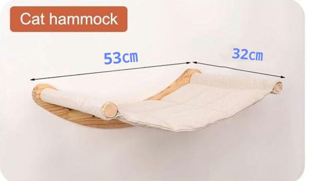 キャットウォーク&ハンモック 壁付け 猫用 階段 インテリア