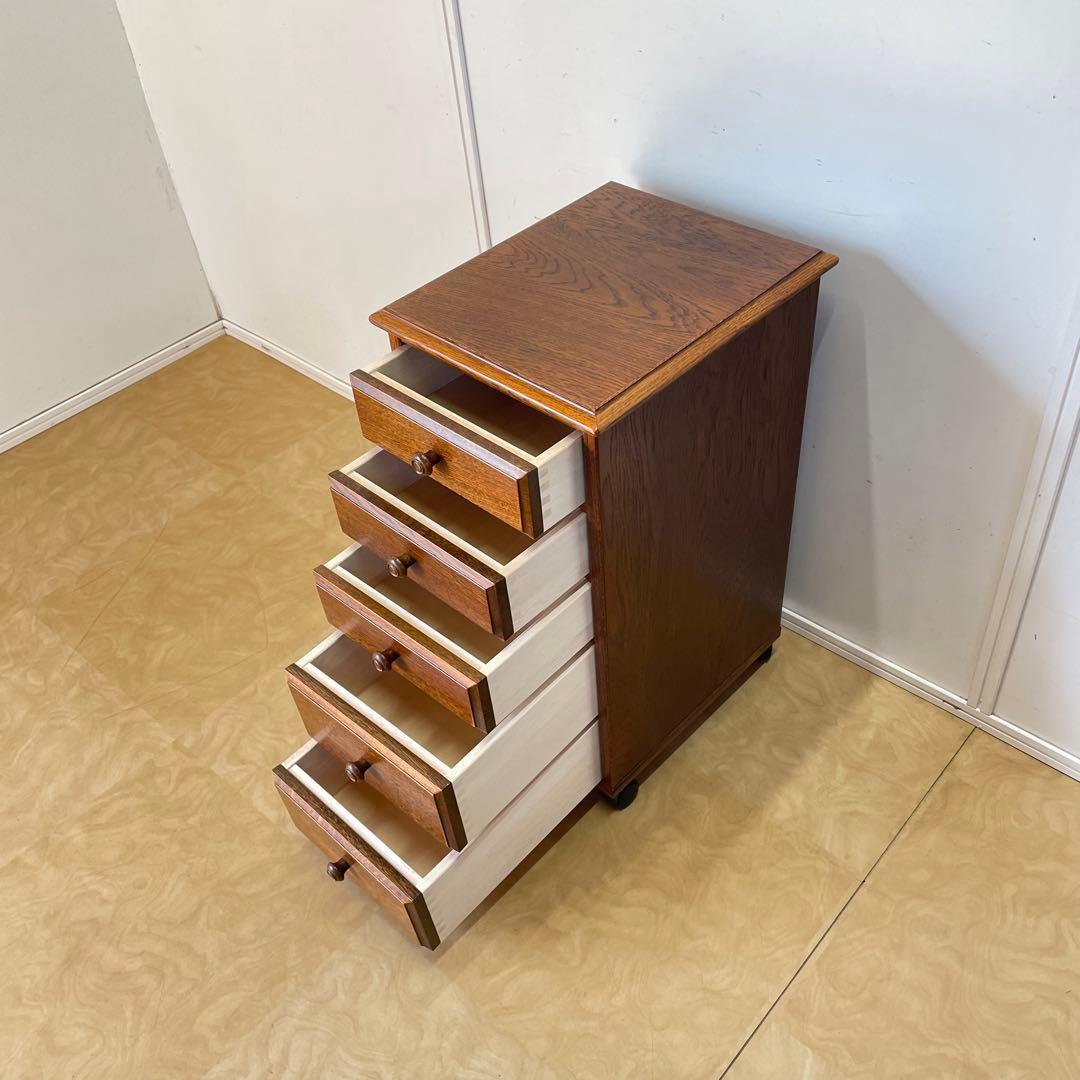 三越家具 カントリーハウス チェストワゴン 引き出し コンソール 台 ブルージュ