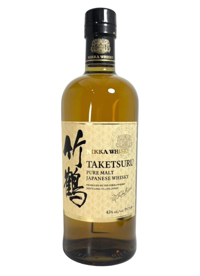 【skk】ニッカ 竹鶴 ピュアモルト 白ラベル 700ml 43%