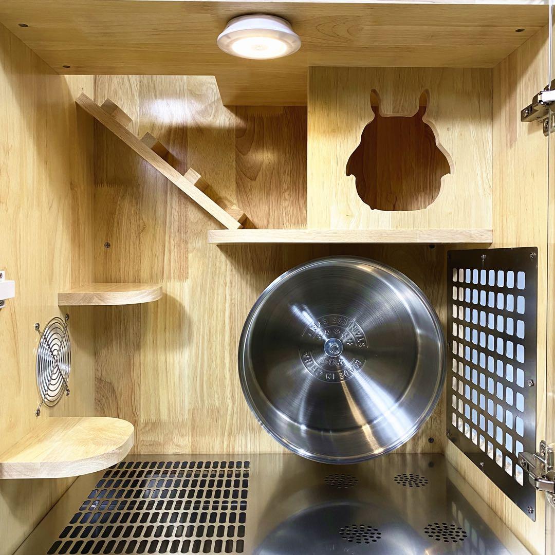 チンチラゲージセット 小動物飼育ケージ ゲージ 高級木製（オーク材） 120㎝