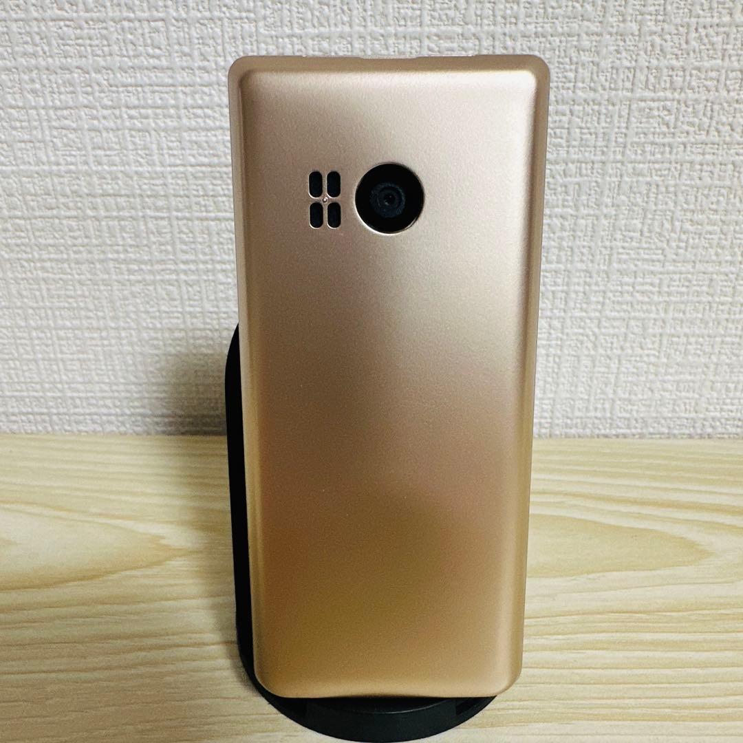 【美品】かんたん携帯11 A207SH ゴールド SIMロック解除済