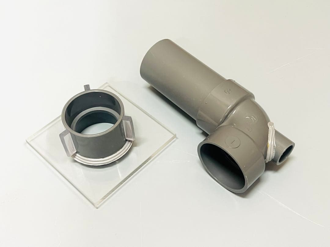 アクリル水槽オーバーフロー加工用 アクリル三重管配管セットH600用　40-13