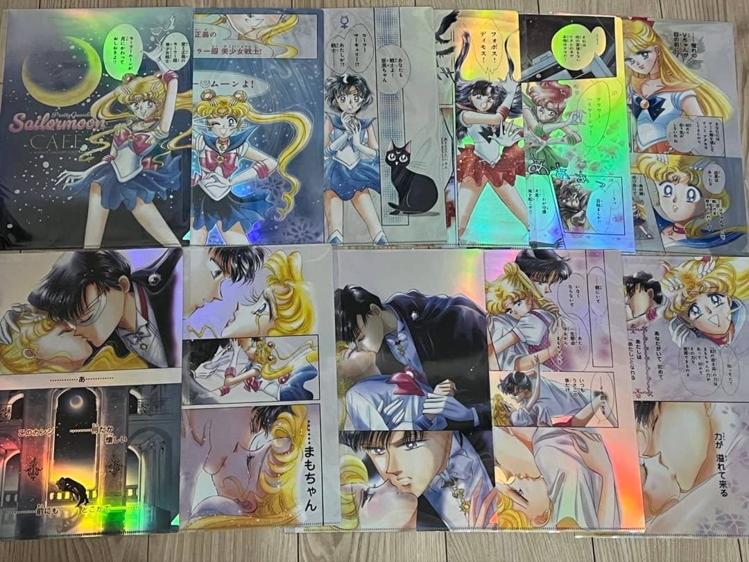 美少女戦士セーラームーンカフェ オリジナル　オーロラクリアファイル全11種セット