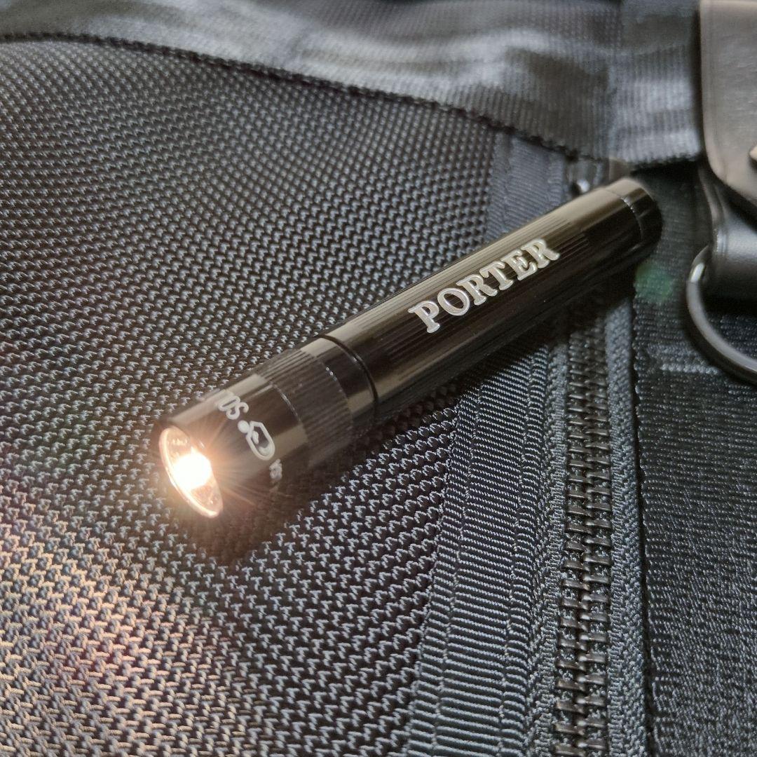 美品】PORTER　ヒート　3WAY　ブリーフケース　2層　マグライト付　現行品