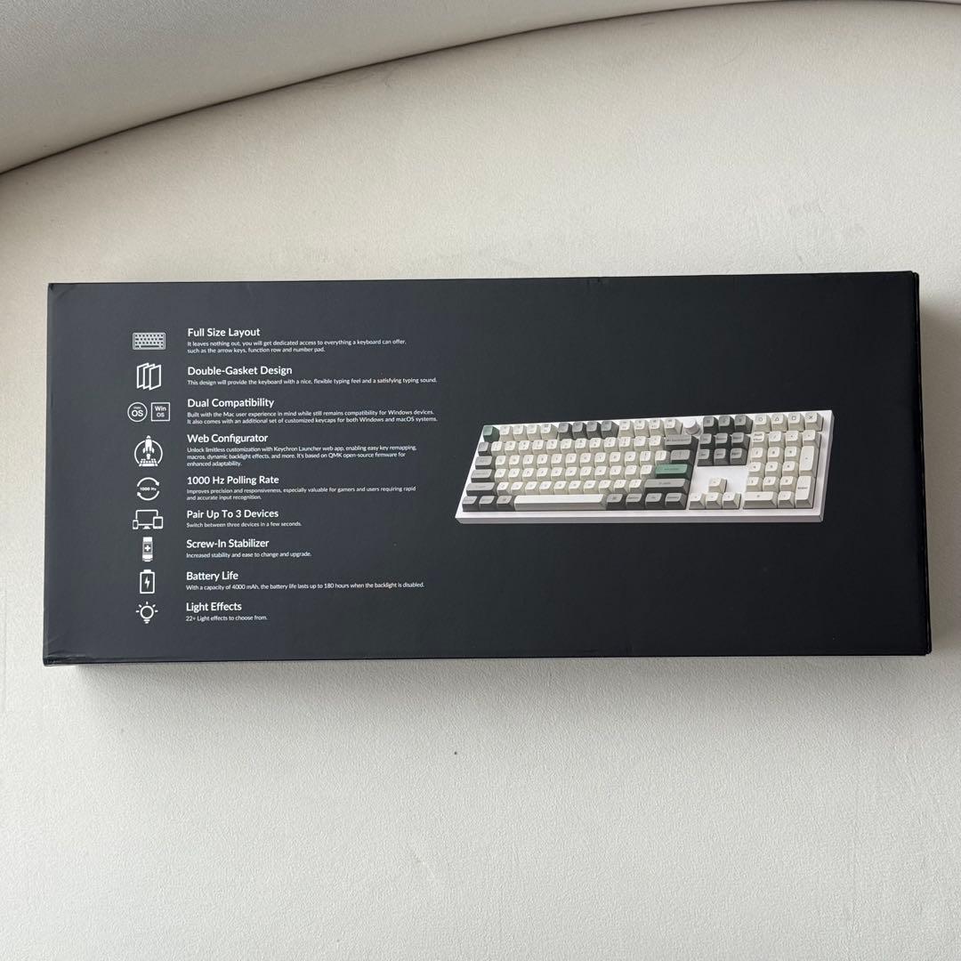 【未使用】Keychron Q6 Max フルサイズワイヤレスキーボード