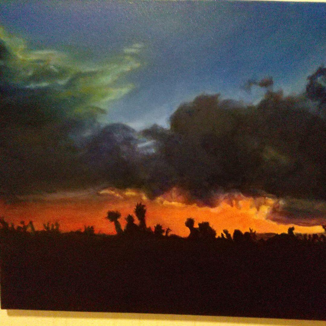 油絵 風景#1 40X80X1.5cm