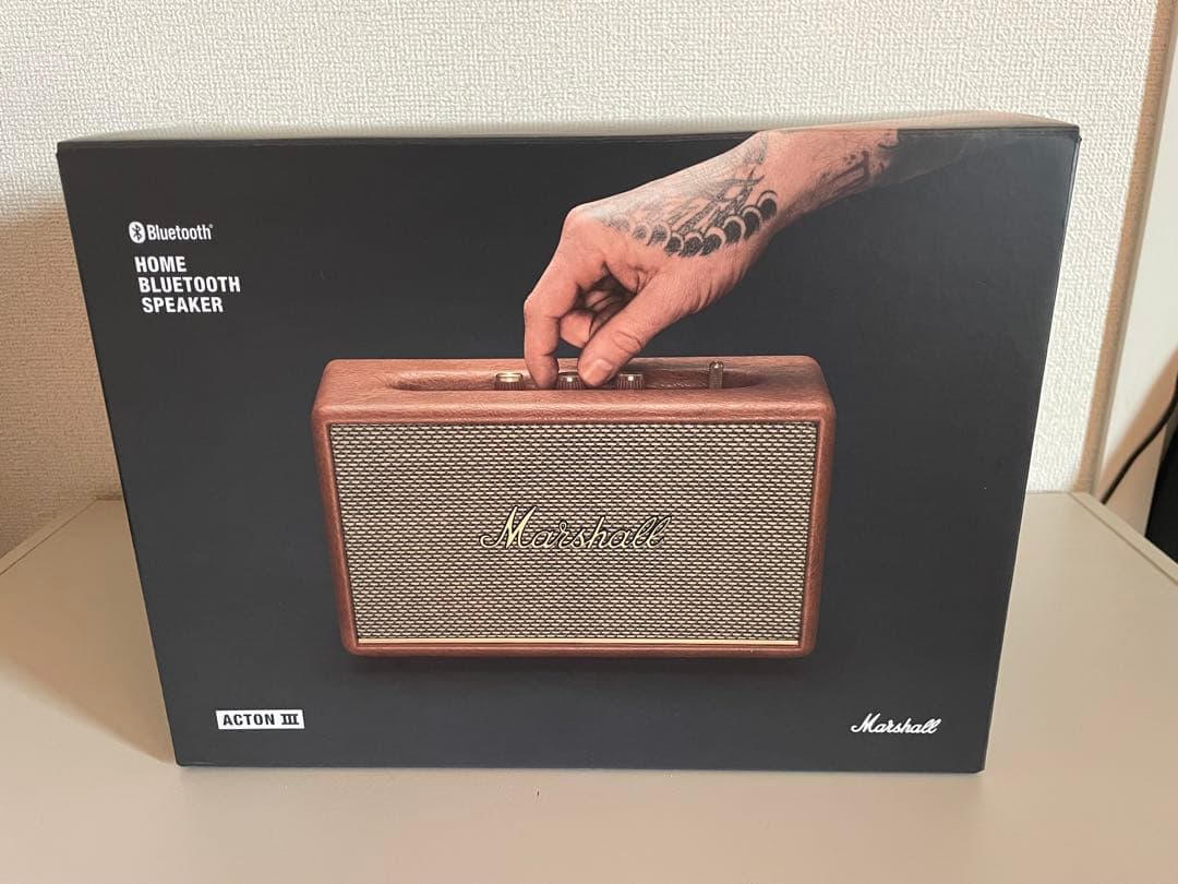 【正規品】Marshall ACTON III ワイヤレススピーカー　ブラウン