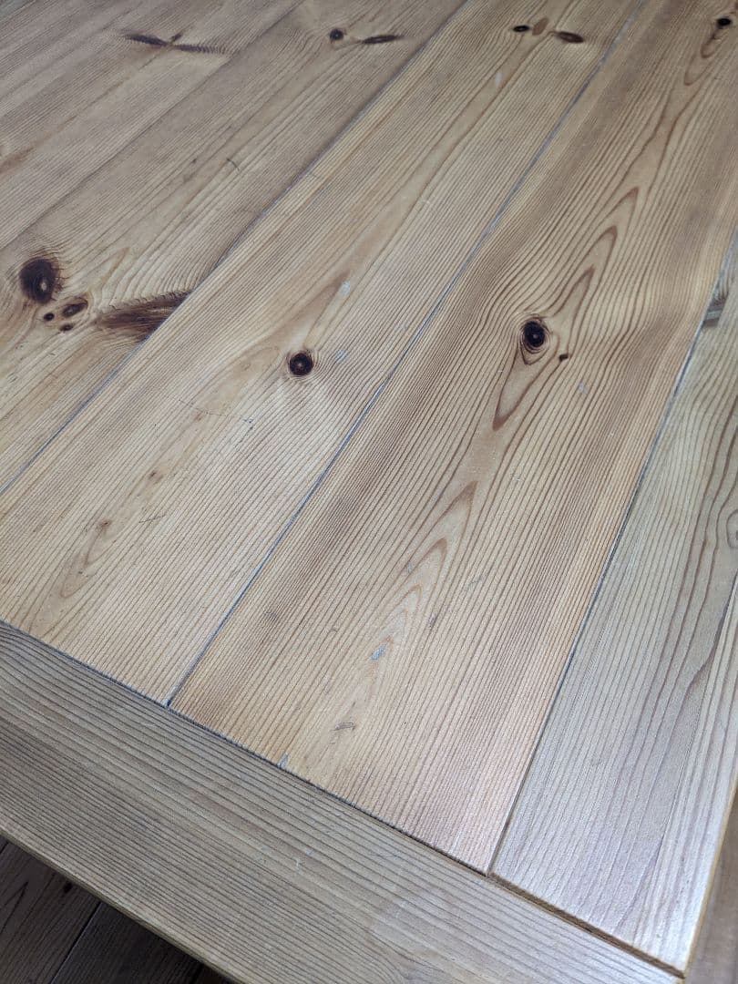 パイン材　ダイニングテーブル　4人掛け　4人　ボルドーパイン　レッドパイン