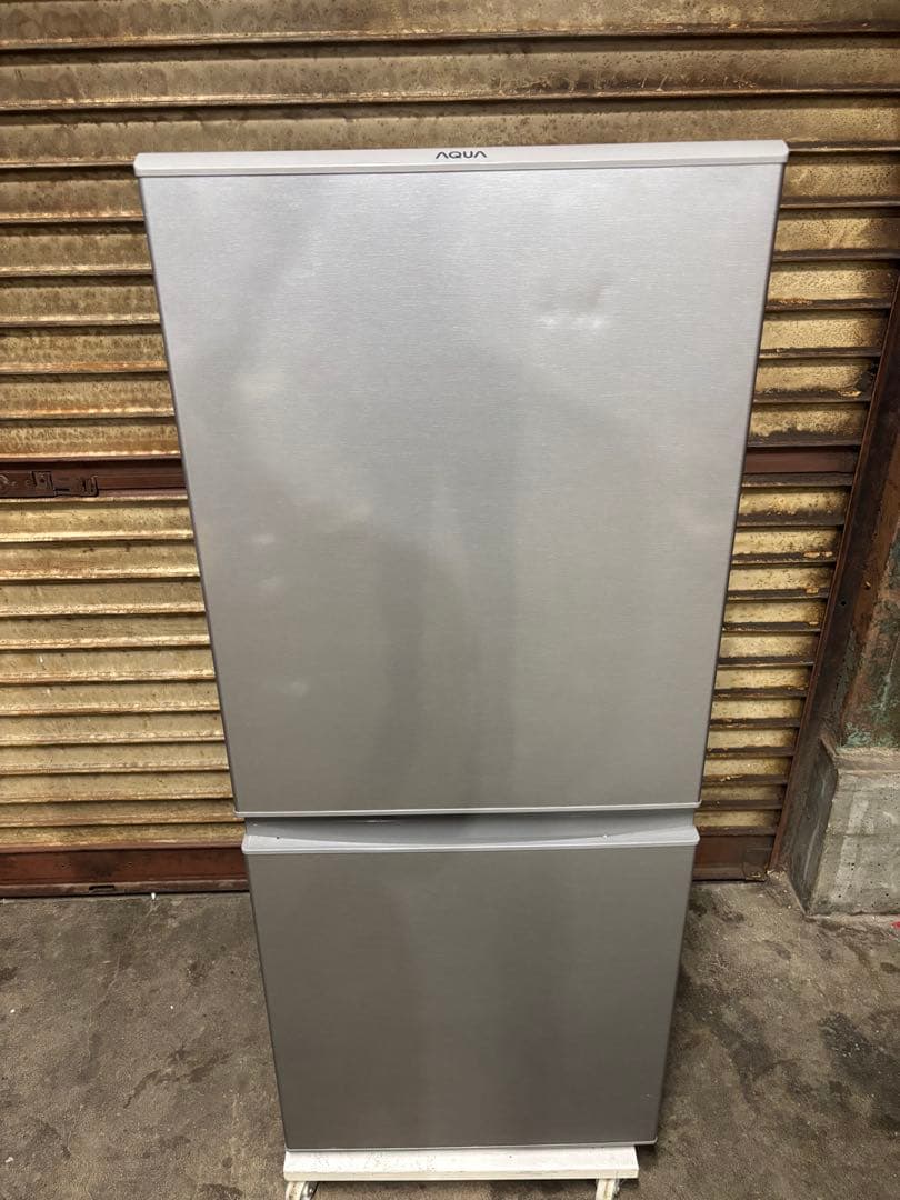 アクア ノンフロン冷凍冷蔵庫 AQR-13J(S) 2019年製