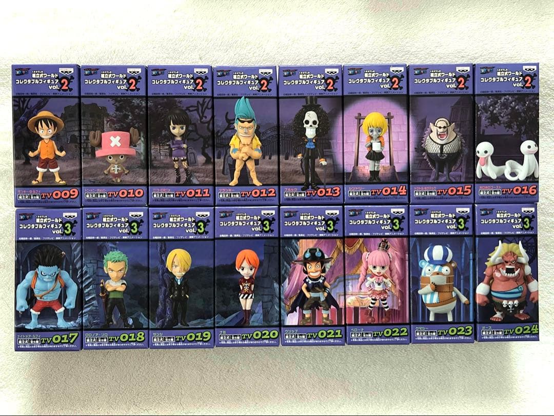 [未開封]ワールドコレクタブルフィギュア　ワンピース　 vol.2 & 3