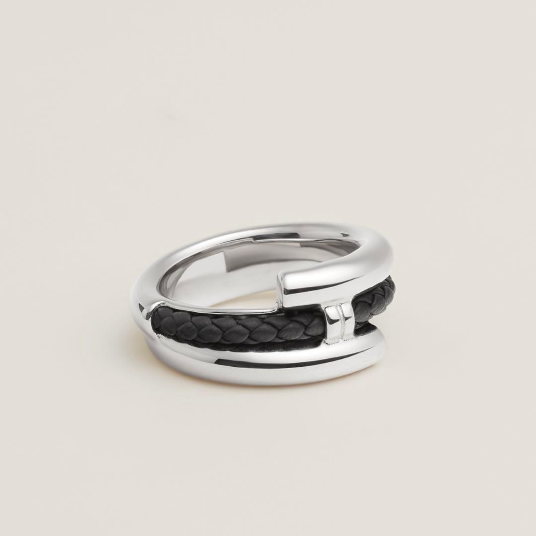 HERMES エルメス　リング 《トゥルニ》 トレッセ　サイズ60