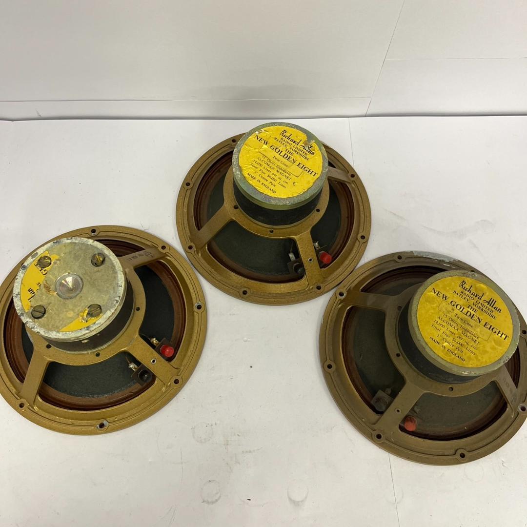 チ*ン様 【ジャンク】リチャードアレン ゴールデンエイト 8インチフルレンジ ス