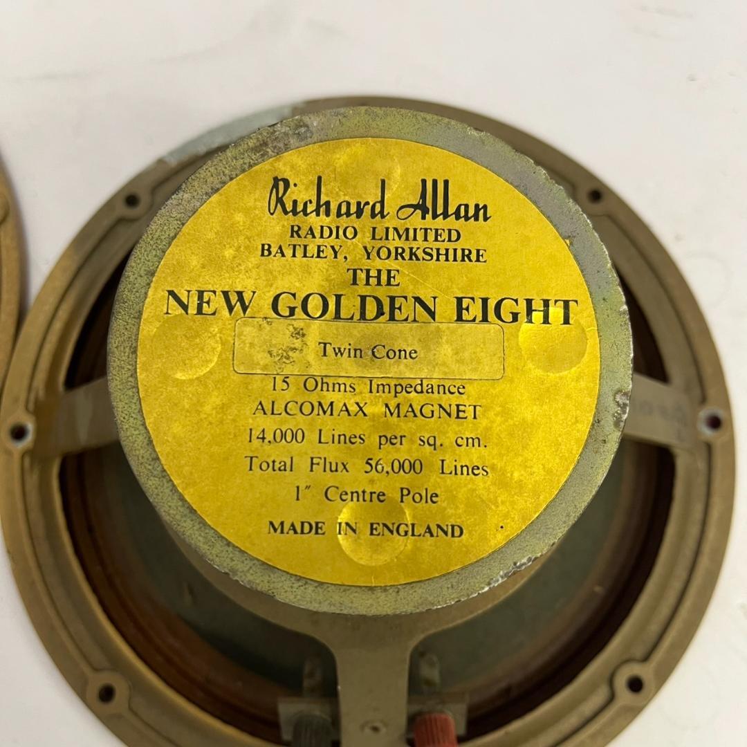 チ*ン様 【ジャンク】リチャードアレン ゴールデンエイト 8インチフルレンジ ス