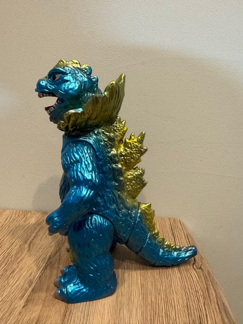 ブルマァク 復刻怪獣シリーズ ジラース ブルーメタリック成型/イエロー