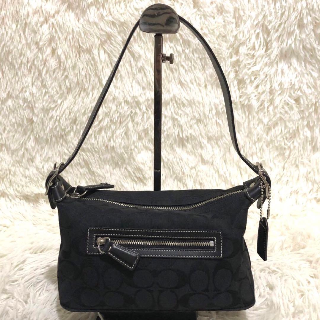 新品同様✨コーチ COACH ワンショルダー ハンドバッグ シグネチャー