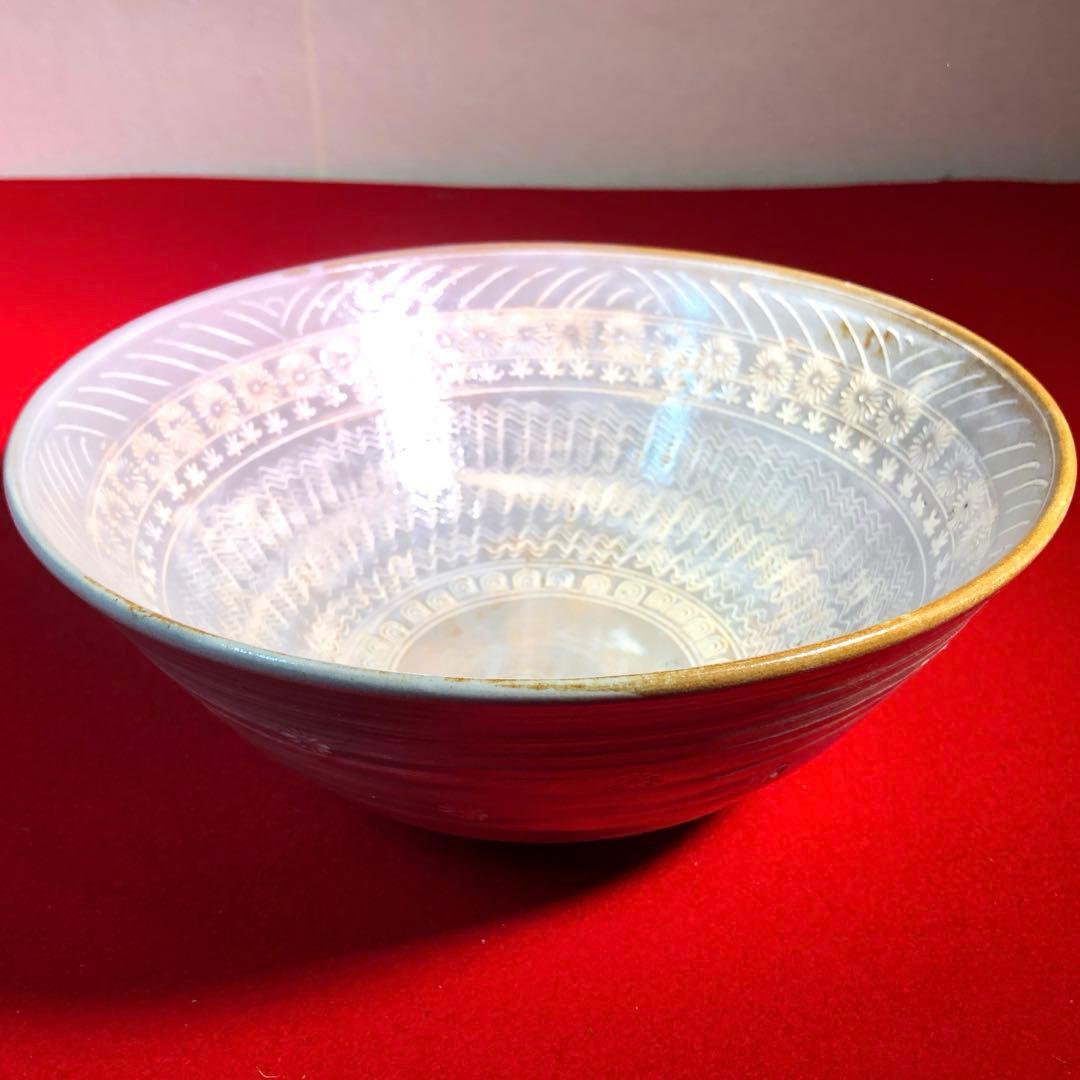 【茶道具】平安竹荘作　三嶋菓子鉢