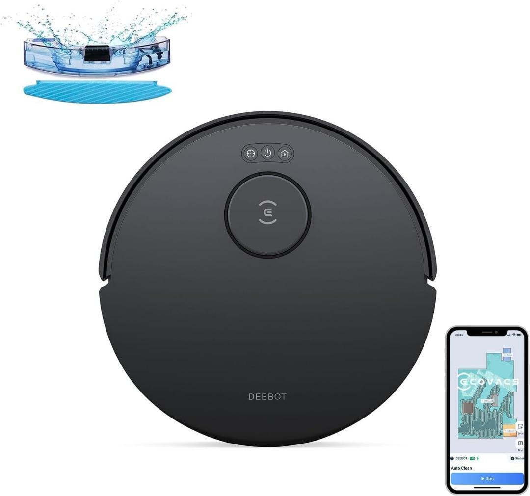 ECOVACS DEEBOT N30 ロボット掃除機 本体 ブラック