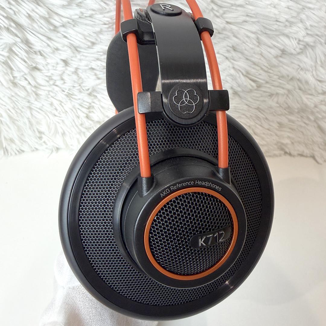 AKG K712 PRO 有線ヘッドフォン ブラック×オレンジ