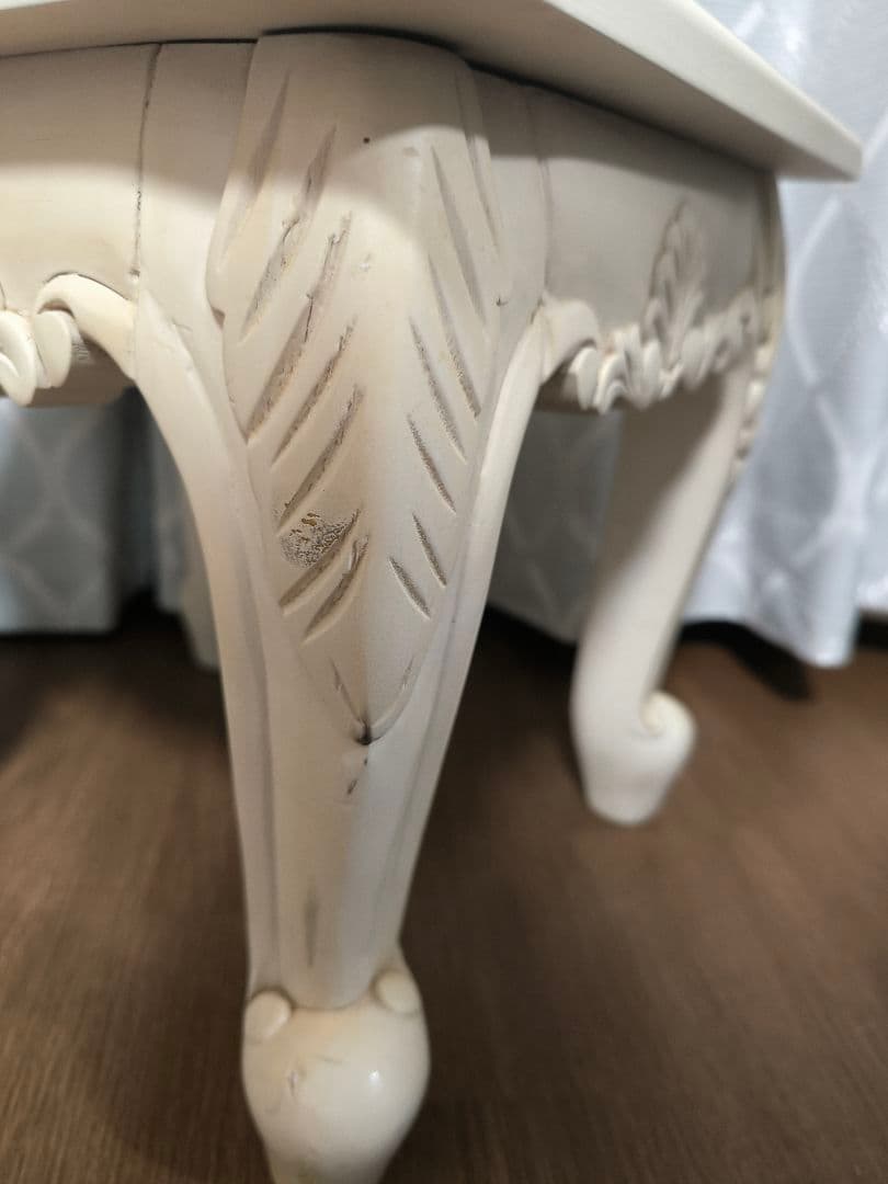 【5/15まで値下】ネストテーブル　ロココ調　猫足　三点セット　アンティーク　姫