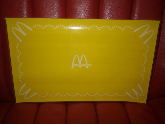 80’S★McDonald's★壁掛け★ポスター★40★ビンテージ★マクドナルド