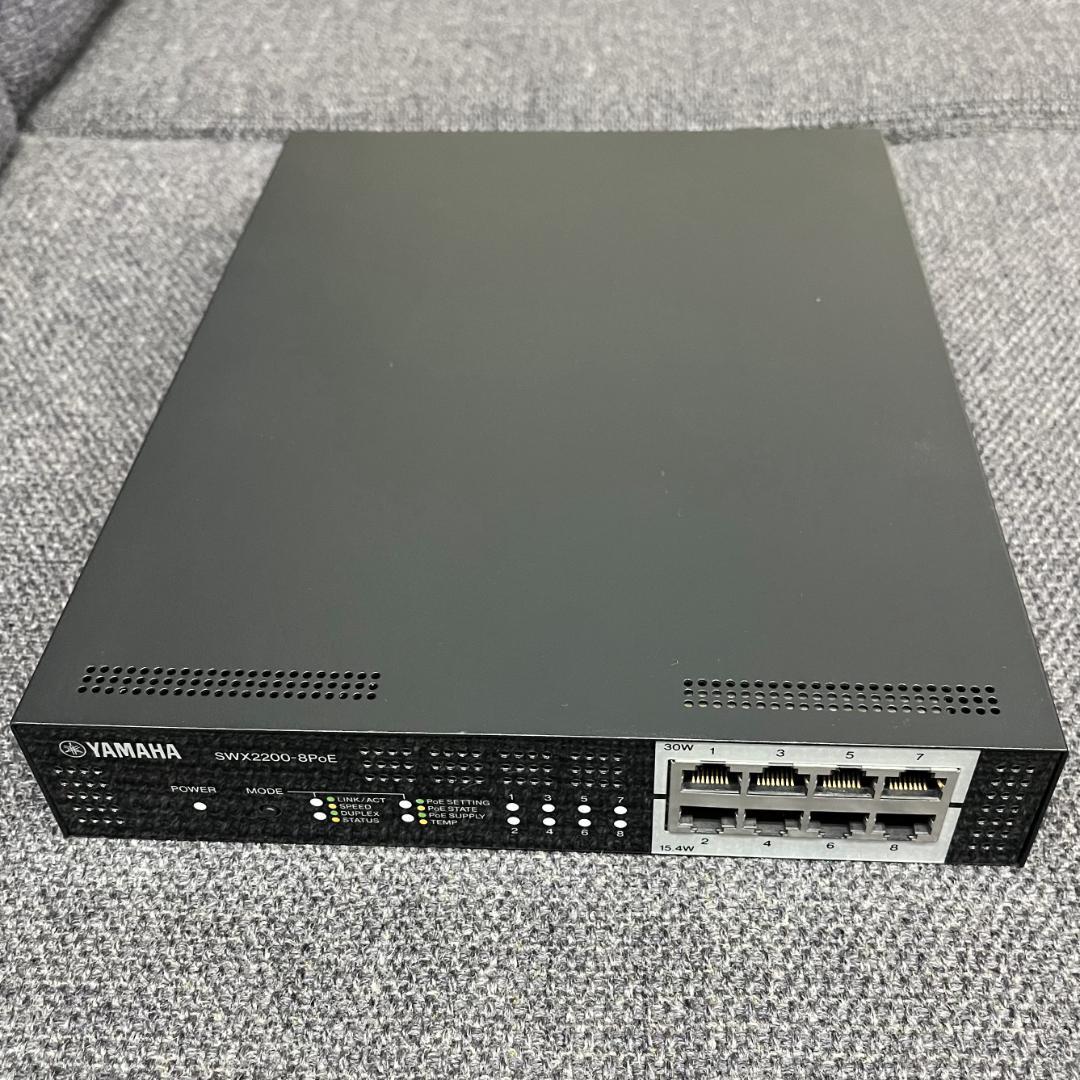 YAMAHA SWX2200-8PoE スマートL2 スイッチ 中古美品 005