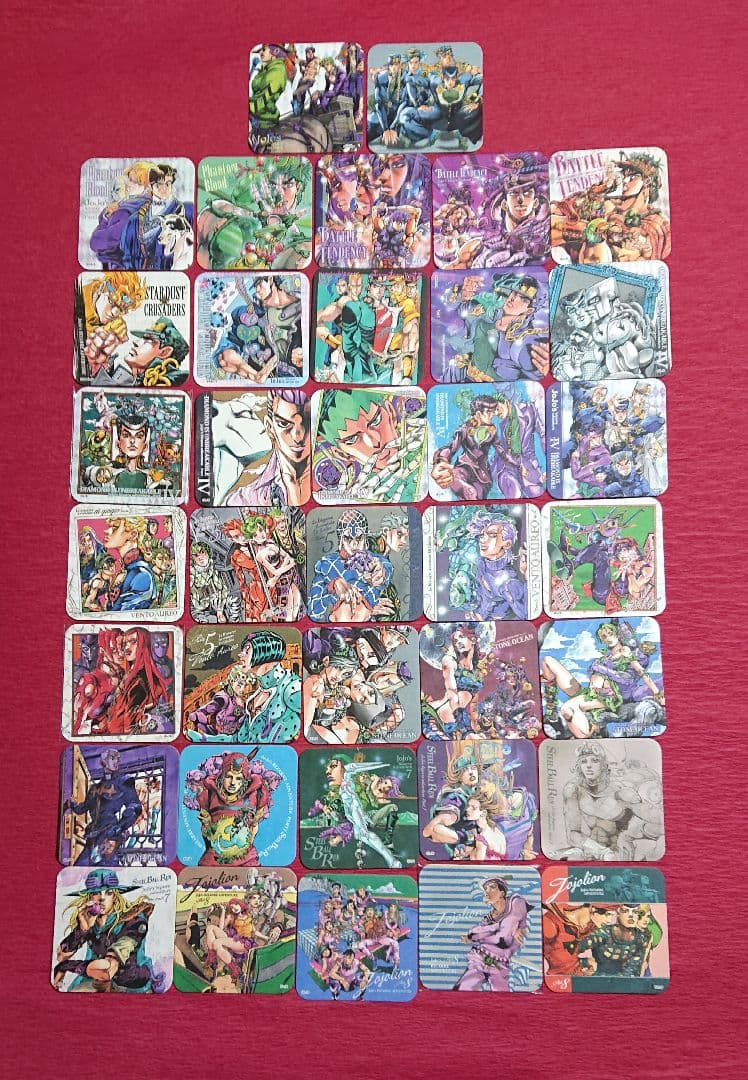 37枚 ジョジョの奇妙な冒険 ジョジョ展 アートコースター