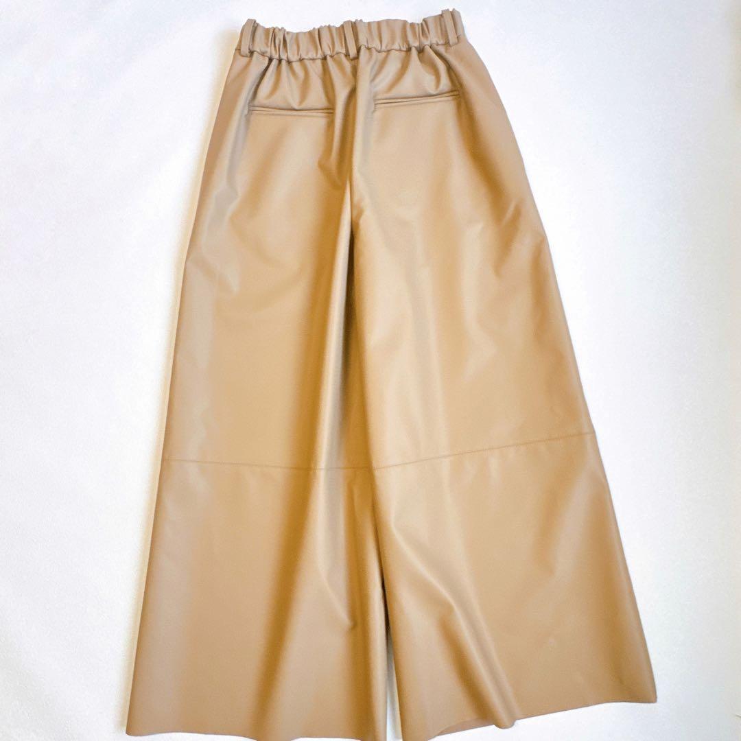 Heve ヘイヴ 24AW rubber pants ラバーパンツ　キャメル36