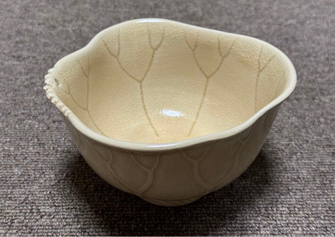 古薩摩写 薩摩焼 静鳳 荷葉 蓮葉茶碗