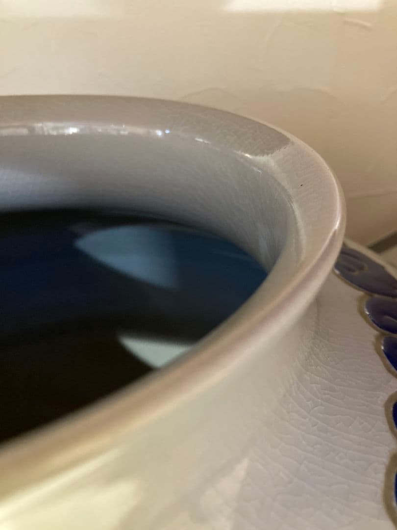 鑑月焼　藤本享秀作　壺　鳳凰　元箱あり