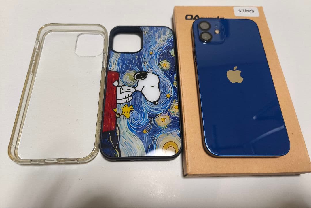 2024/8未使用品購入　バッテリー89%　iPhone 12　新品フィルム付