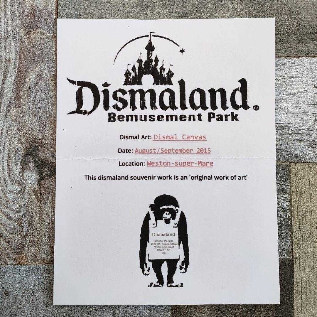 ★ 激レア！　ディズマランド　banksy　バンクシー　木枠 ステンシル