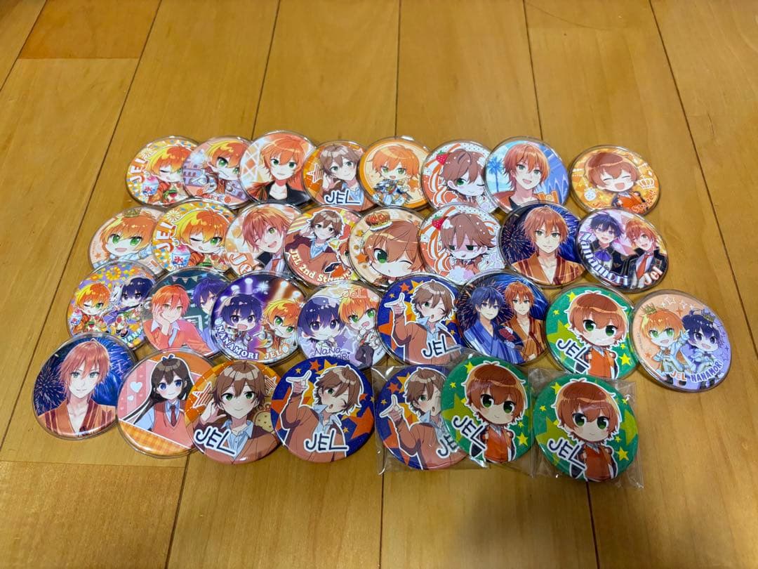 すとぷり ジェル キャラクターバッジ＆アクリルキーホルダーセット