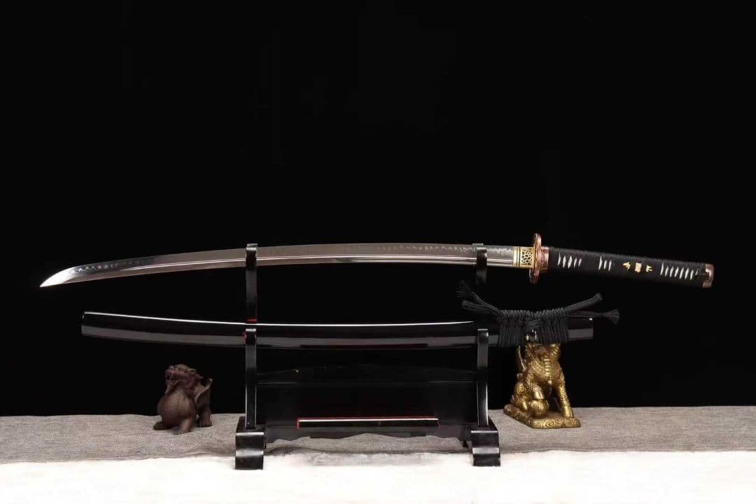 【鵜首造武士刀】古兵器 刀装具 日本刀　模造刀 居合刀 武士道 鑑賞用 美術刀