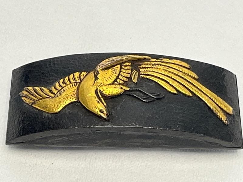 金工　金細工　彫金　帯留　目貫 鳳凰図　煙草金具　刀装具　年代物