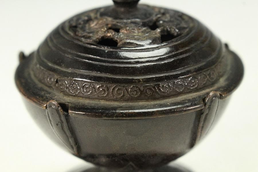 茶道具 唐物 古銅 蓋置(K-A825)