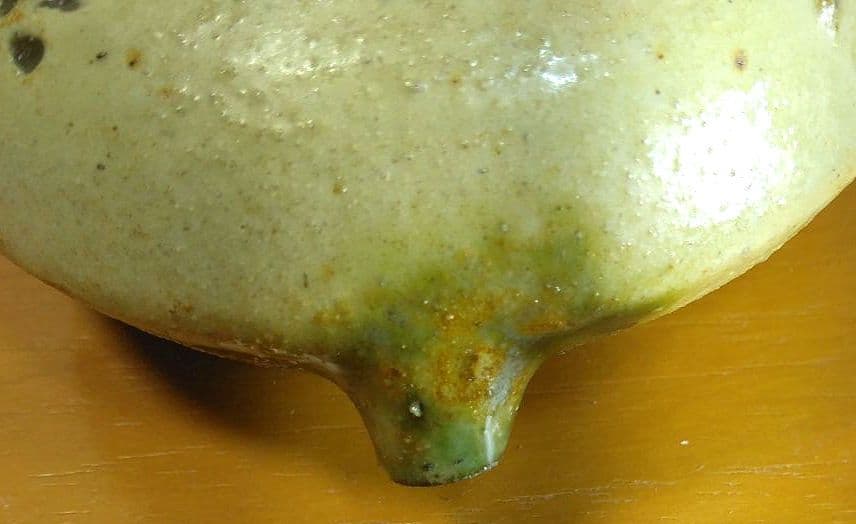 人間国宝 金城次郎 壷屋焼水滴 栞 共箱 美品 壺屋焼 やちむん 魚2匹