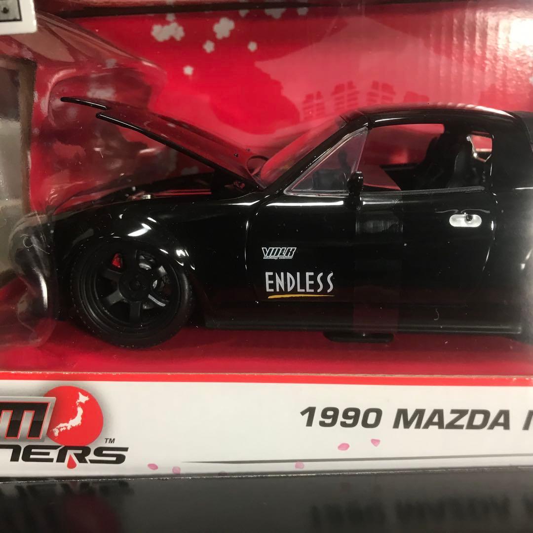 Jadatoys 1/24 ミアータ ユーノス ロードスター グロッシーブラック