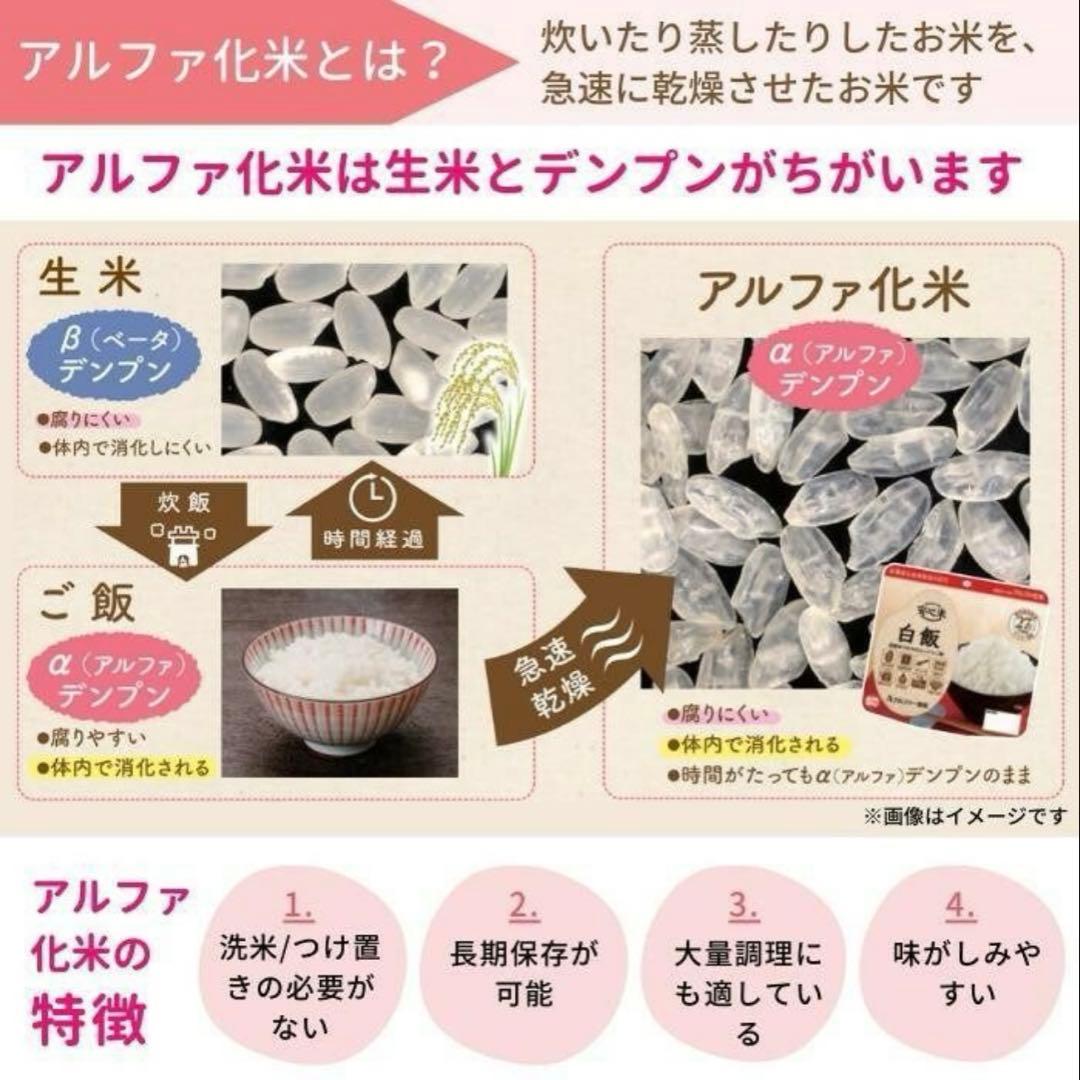 【災害に備えて】アルファ米 炊き出し用 おかゆ 50食分