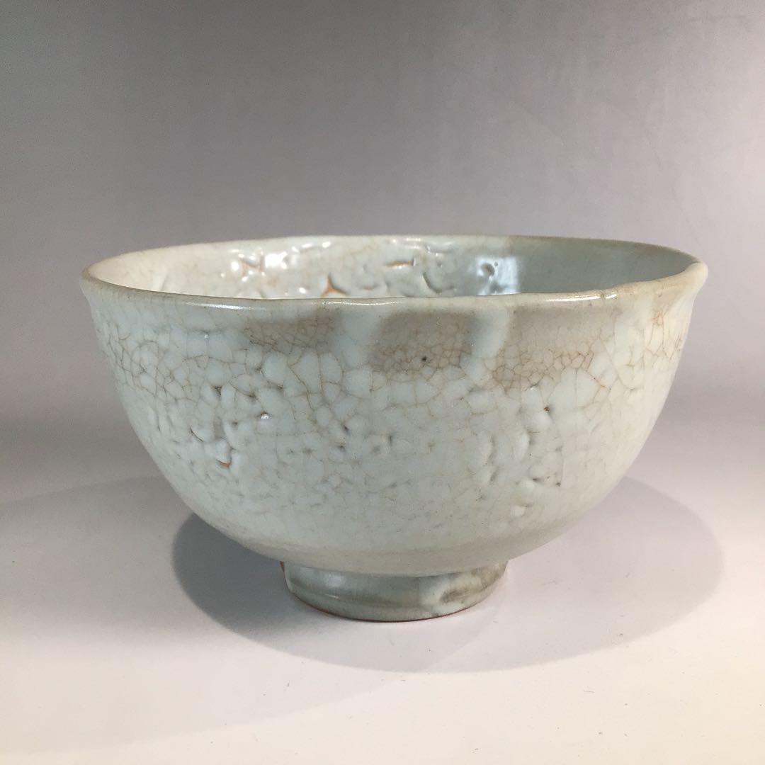 Ｐ３３８　茶碗　『金太漢造』『大徳寺　神波東嶽　箱書』『高麗井戸茶碗』　共箱